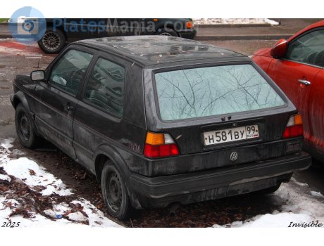 н581ву99, Volkswagen Golf
