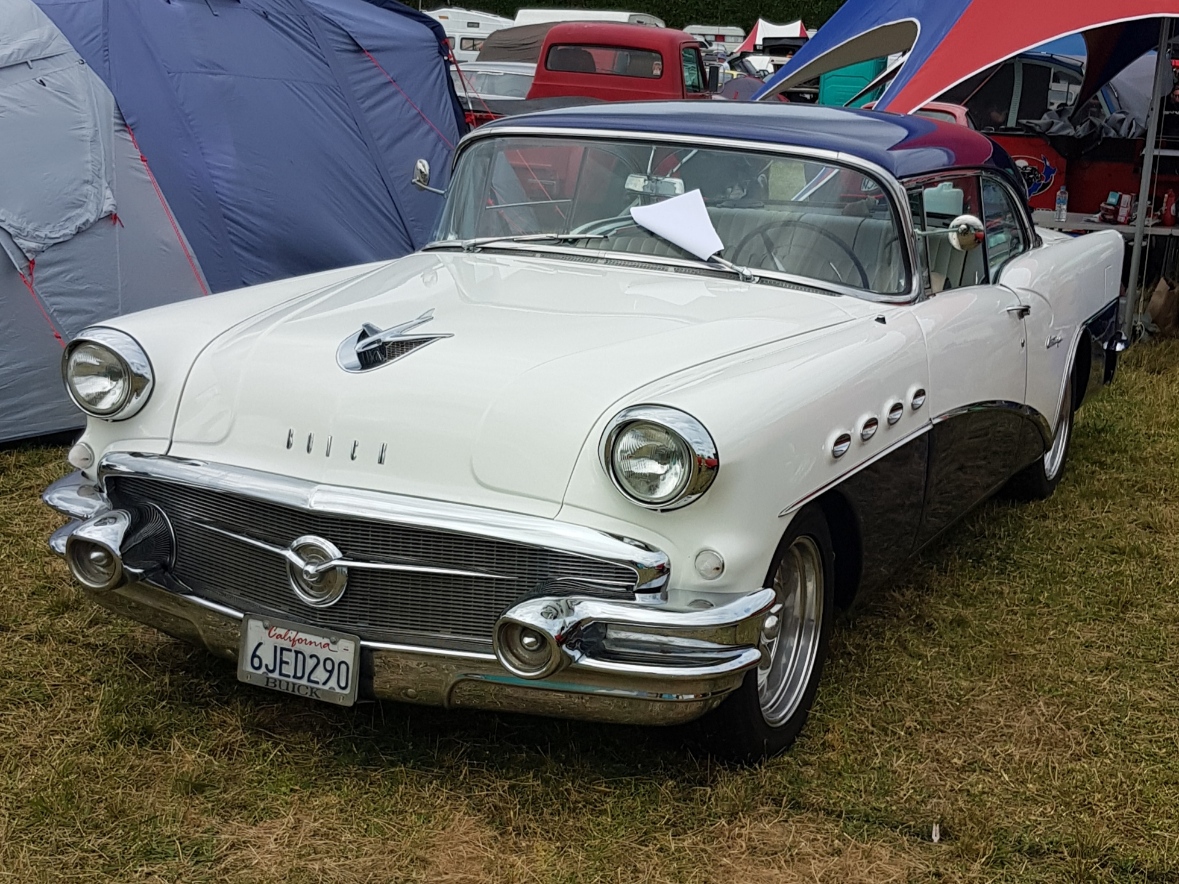 6JED290, Buick Century 2nd gen (Riviera) 2-door Hardtop (66R; B-body), 1st facelift, 1954–1955