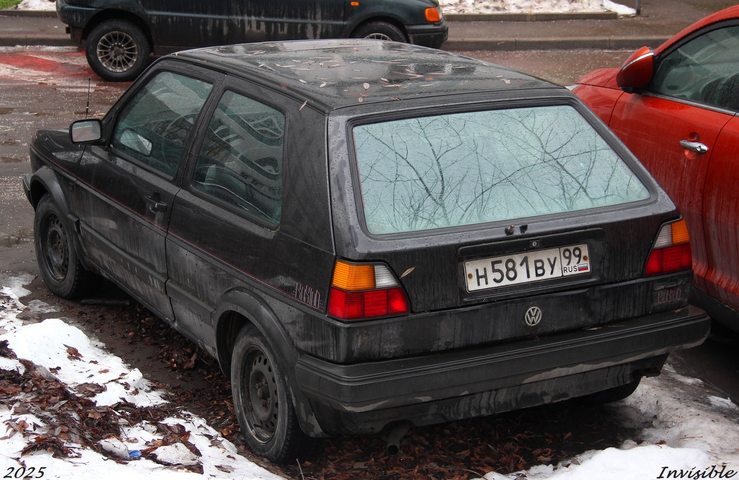 н 581 ву 99, Volkswagen Golf 2nd gen 3-door Hatch (19/1G), 1983–1992