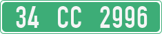 License plate of Turkey, Diplomatic