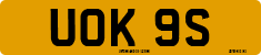 License plate of the United Kingdom, 1963 year system