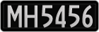 License plate of New Zealand, AB1(234)