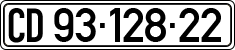 License plate of Israel, Diplomatic