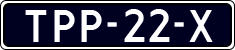 License plate of the Netherlands, Agricultural vehicles