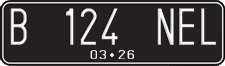 License plate of Indonesia, Regular plates