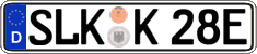German license plate, Electric vehicles