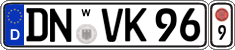 German license plate, Transferable license plates