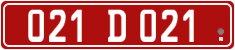 License plate of Georgia, Diplomatic