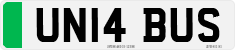 License plate of the United Kingdom, 2001 year system