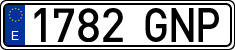License plates of Spain, Ordinary (2000)