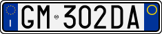 License plate of Italy, Cars (1994 year series)