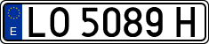 License plates of Spain, 1971 year series