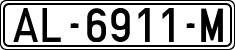License plates of Spain, 1971 year series