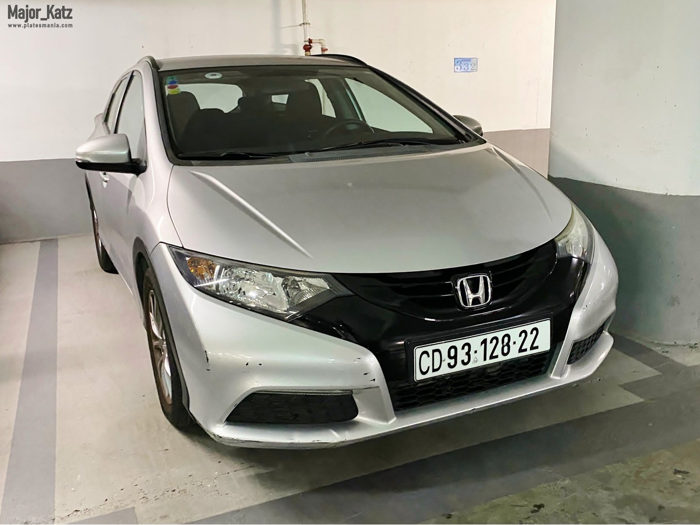 93-128-22, Honda Civic 9th gen Tourer (FK), 2011–2017