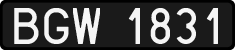 License plates of Poland, 1976 year system