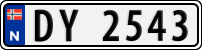License plate of Norway, Trailers, motorcycles, special vehicles