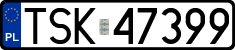 License plates of Poland, Regular car plates
