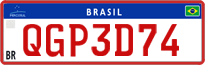License plate of Brazil, Commercial vehicles (Mercosul)