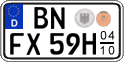 German license plate, Seasonal plates (Oldtimers)