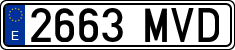 License plates of Spain, Ordinary (2000)