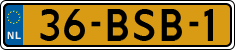 License plate of the Netherlands, Heavy Commercial Vehicles (1994 system)