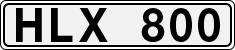 License plate of Sweden, Regular plates