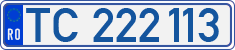 License plate of Romania, Diplomatic
