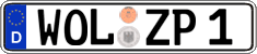 German license plate, Regular plates