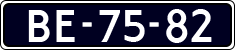 License plate of the Netherlands, Imported oldtimers (commercial vehicles)