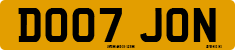 License plate of the United Kingdom, 2001 year system