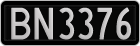 License plate of New Zealand, AB1(234)