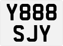 License plate of the United Kingdom, 1983 year system