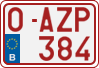 License plate of Belgium, Regular plates (2010)