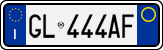 License plate of Italy, Cars (1994 year series)