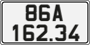 License plate of Vietnam, Cars