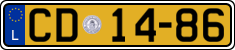 License plate of Luxembourg, Diplomatic