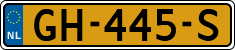 License plate of the Netherlands, Cars