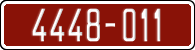 License plate of Morocco, Trailers