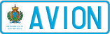 License plate of San Marino, Vanity Plates