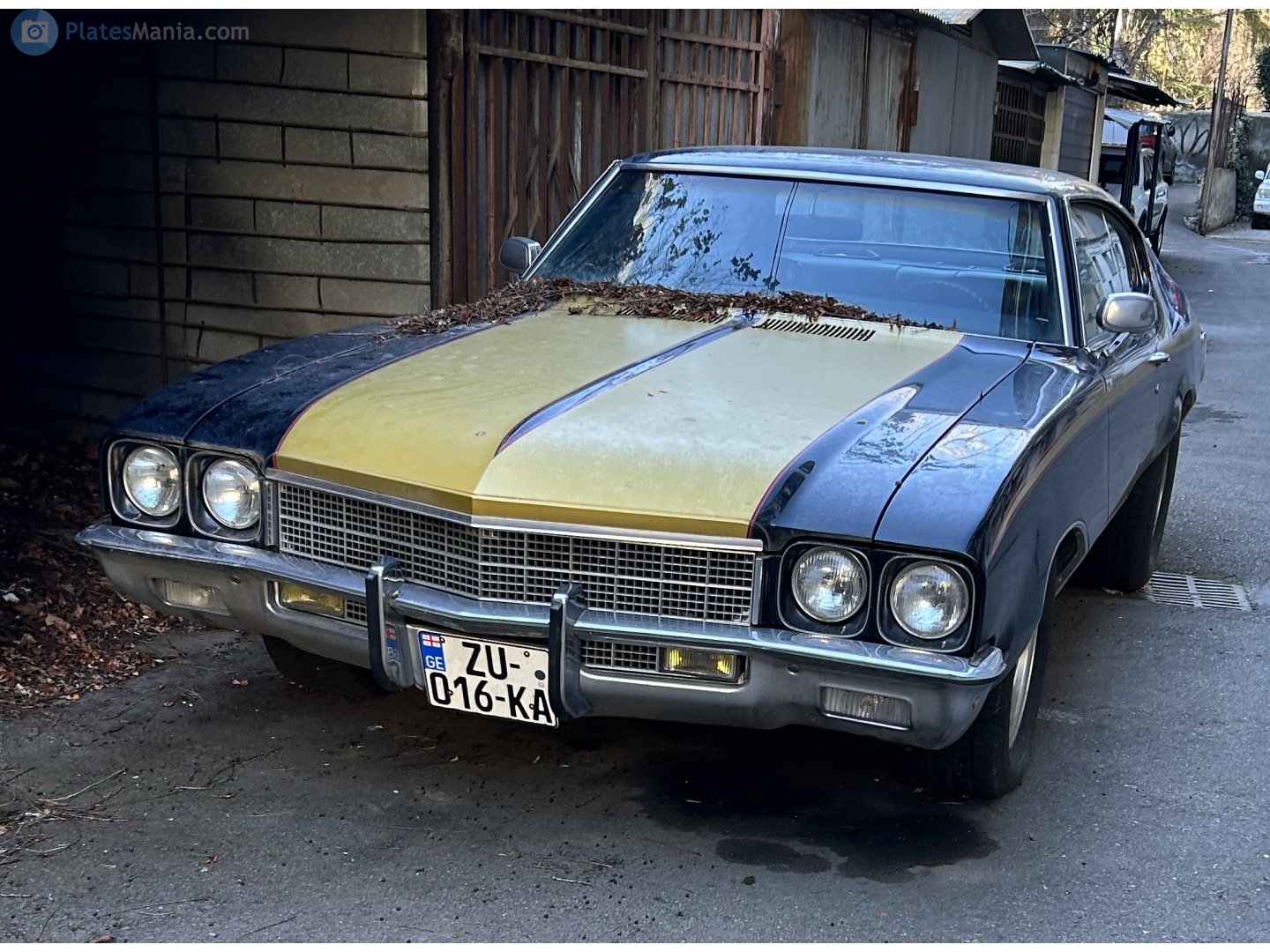 ZU-016-KA, Buick Skylark 3rd gen 1972 2-door Hardtop (43337/44437; A-body), 4th facelift, 1971–1972