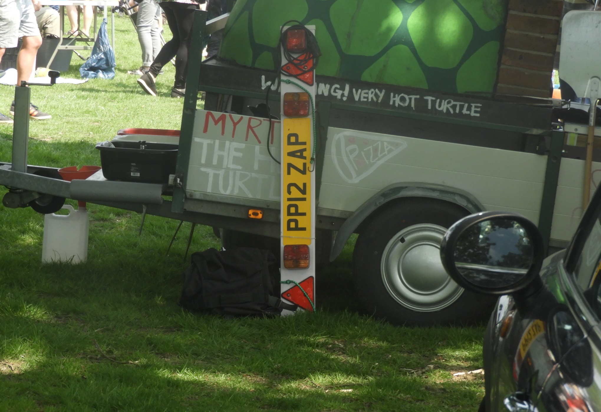 PP12ZAP, License plate without vehicle 