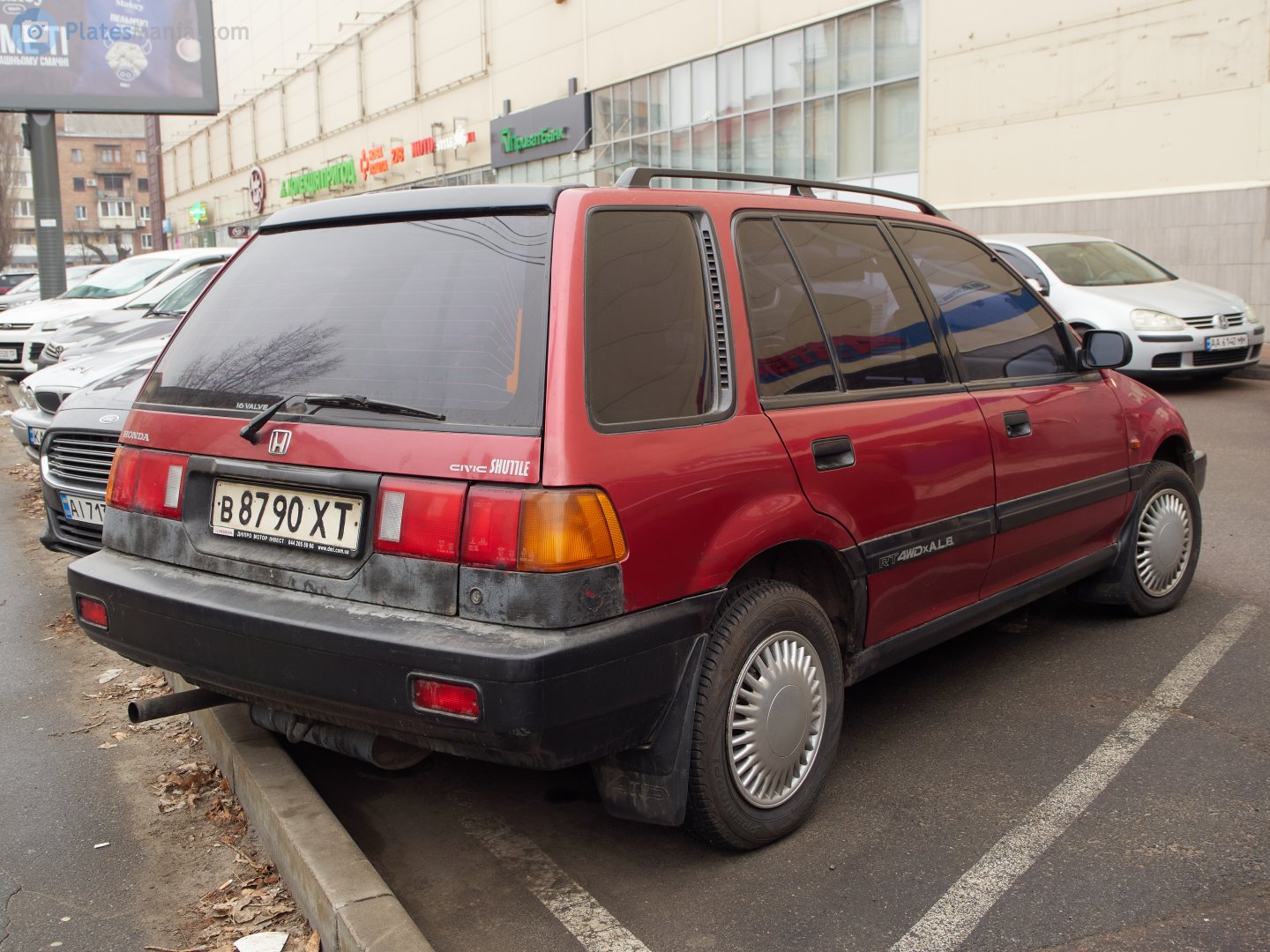 в 8790 ХТ, Honda Civic 4th gen Shuttle/Wagon/Pro (EE), 1987–1996