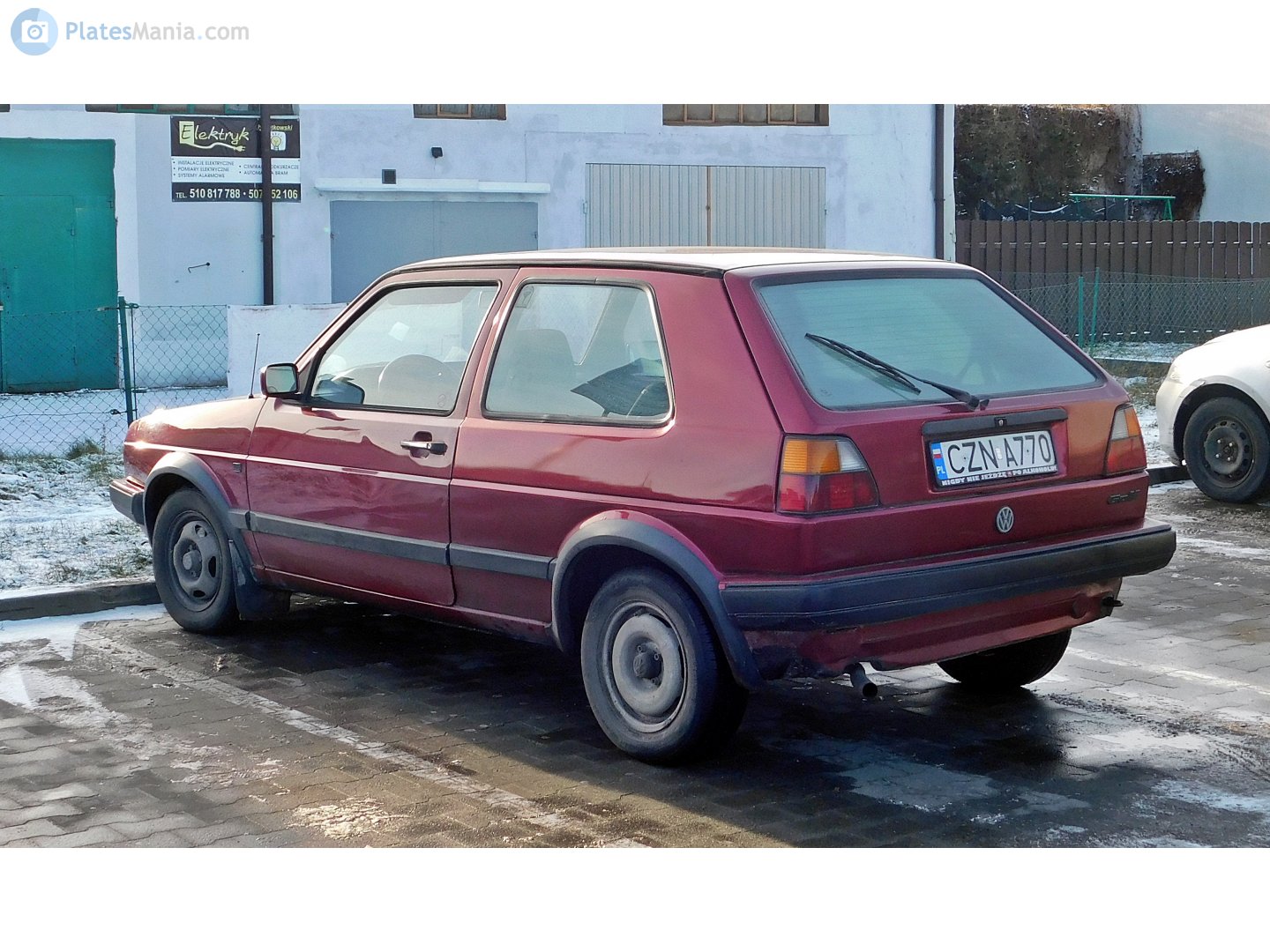 CZN A770, Volkswagen Golf 2nd gen 3-door Hatch (19/1G), 1983–1992