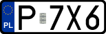 License plates of Poland, Regular car plates