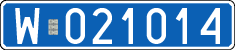 License plates of Poland, Diplomatic