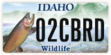 Idaho, Specialty plates