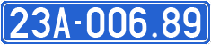 License plate of Vietnam, Government and public administrations