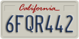 California, Passenger Car (1ABC234)