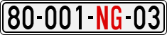 License plate of Vietnam, Diplomatic