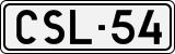License plate of Finland, Cars